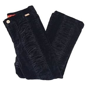 Guess Black Textured Pants Size 5